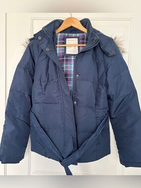 Aeropostale Down and Feather Puffer Jacket with Hood